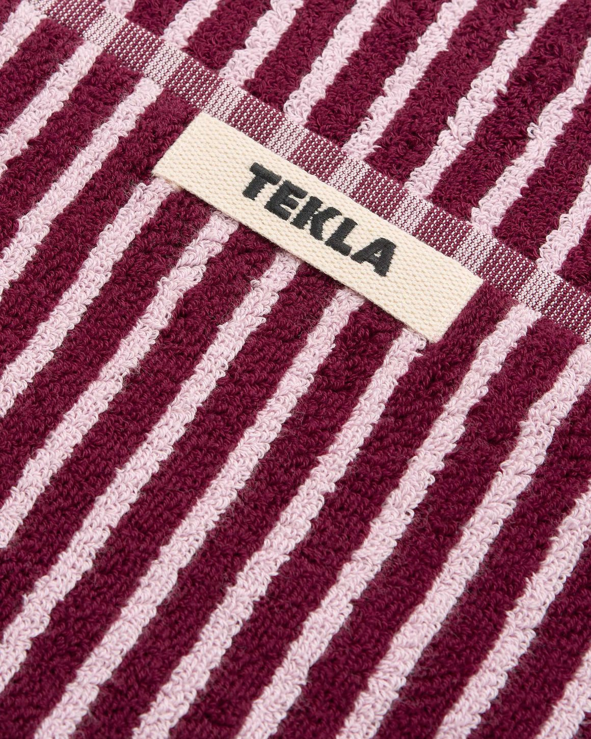 Tekla - Terry Towel - Red & Rose - UP THERE