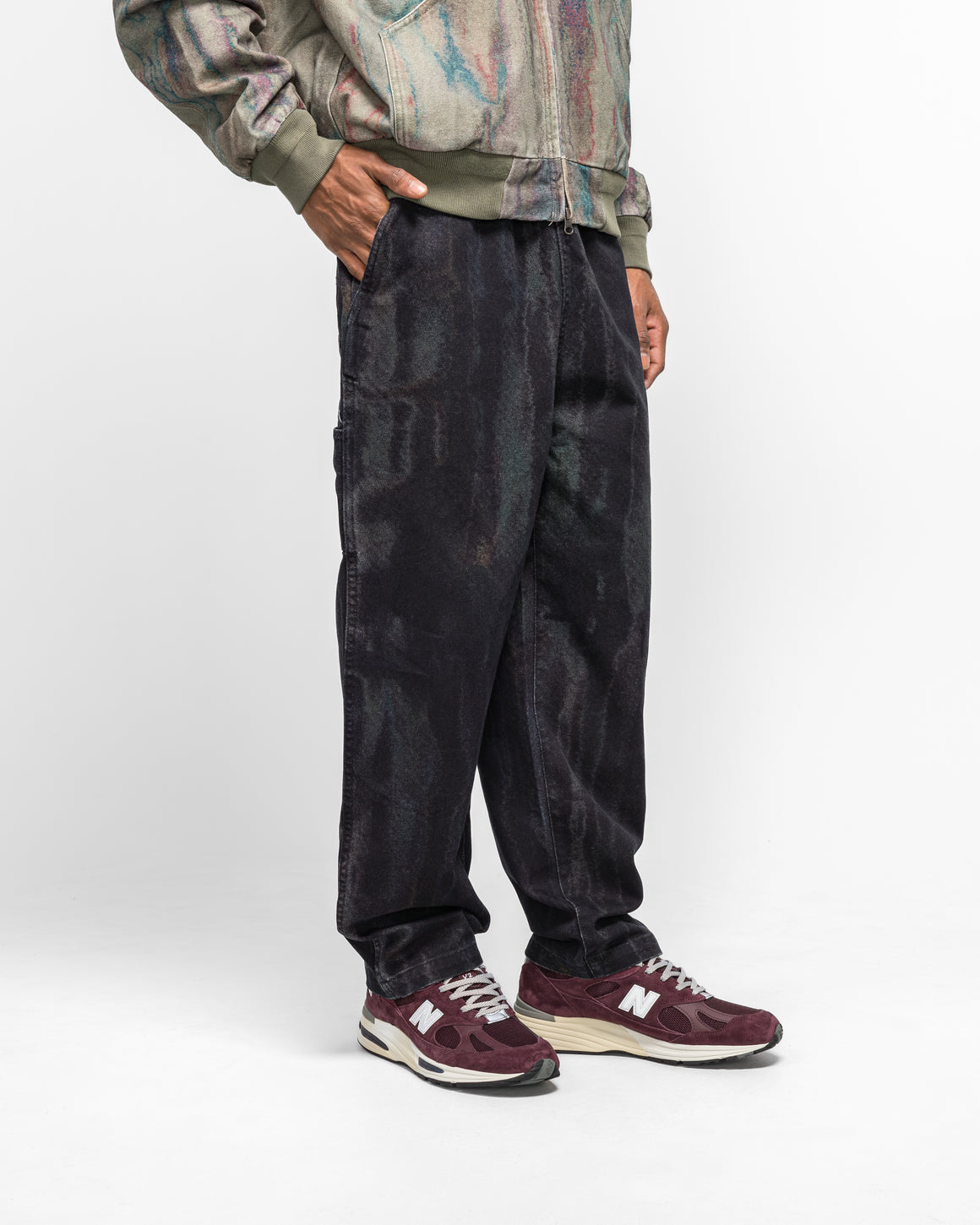 thisisneverthat - Blurred Flow Pant - Black - UP THERE