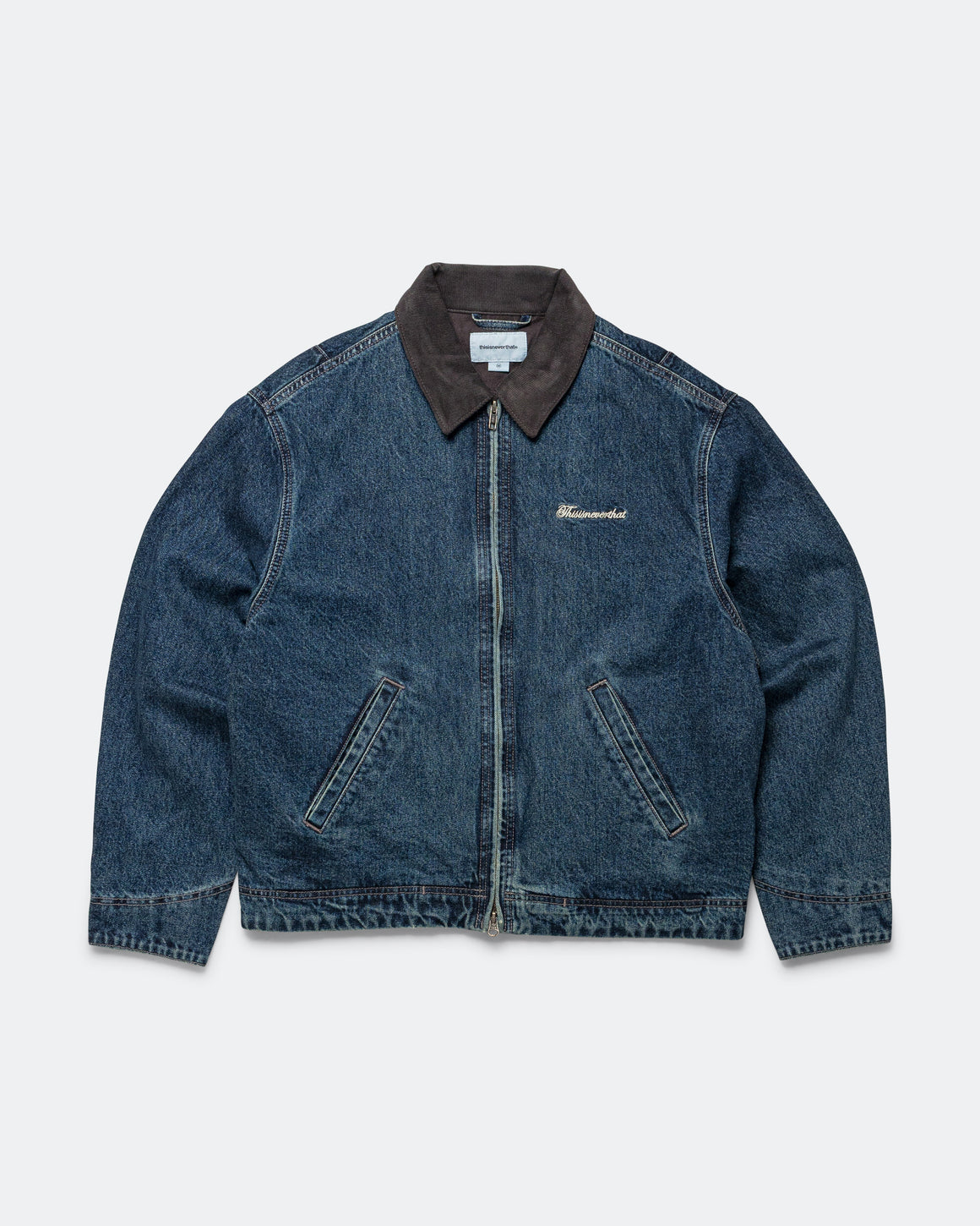 thisisneverthat - Denim Work Jacket - Blue - UP THERE