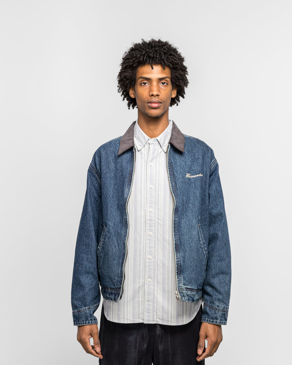 thisisneverthat - Denim Work Jacket - Blue - UP THERE