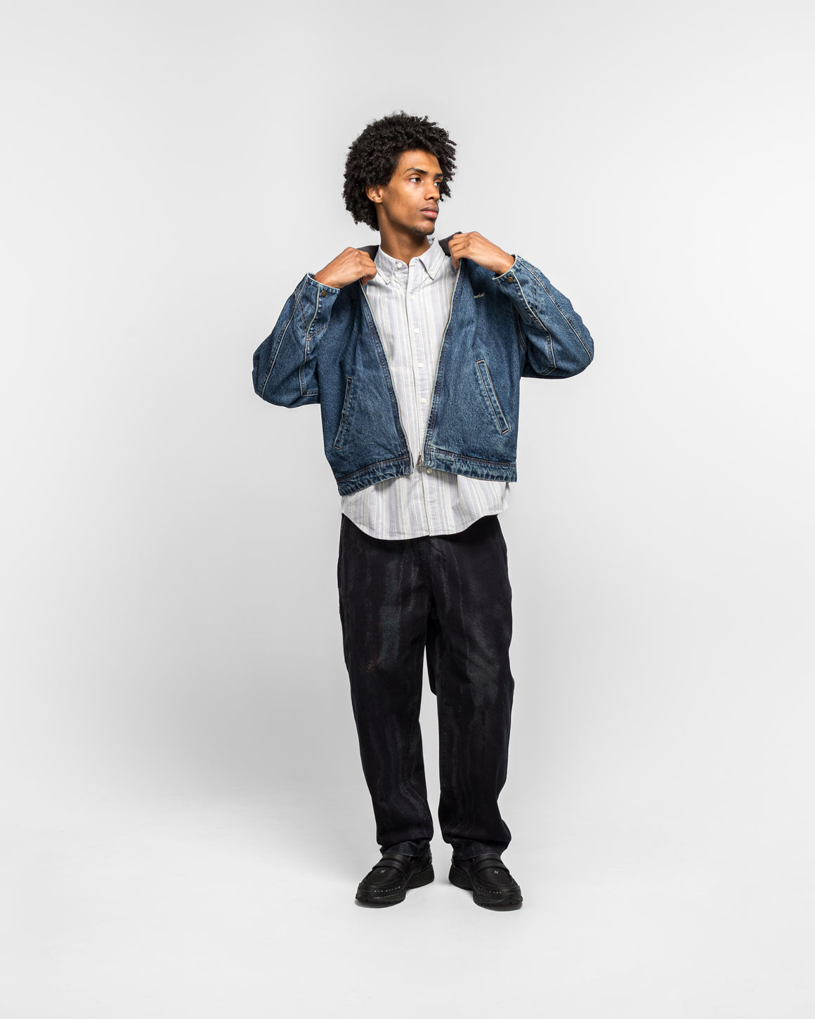 thisisneverthat - Denim Work Jacket - Blue - UP THERE