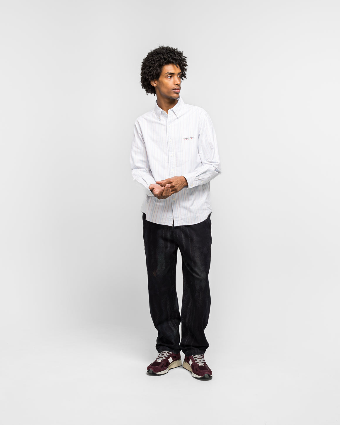 thisisneverthat - DSN Oxford Shirt - Mint - UP THERE