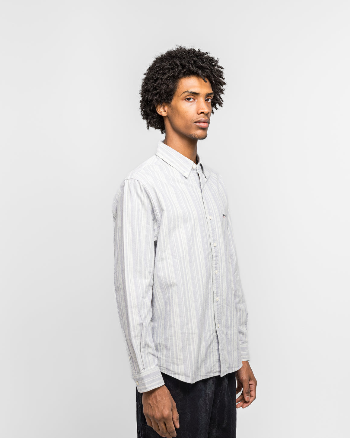 thisisneverthat - DSN Oxford Shirt - Navy - UP THERE