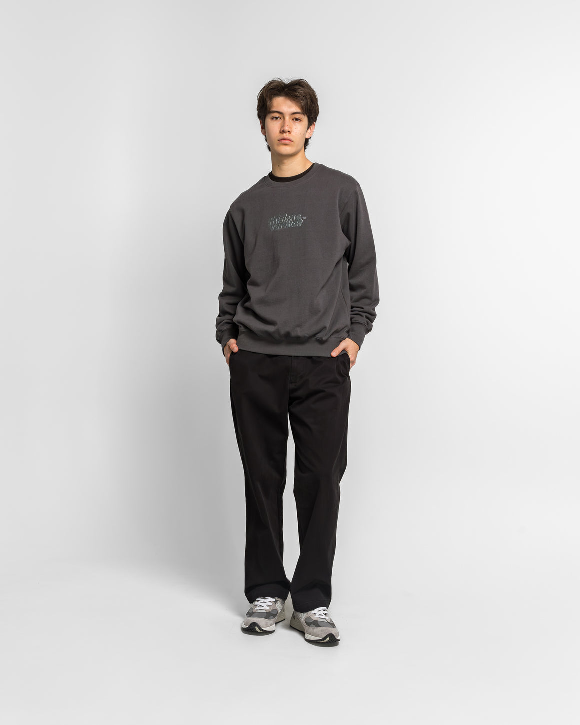 thisisneverthat - OL-Logo Crewneck - Charcoal - UP THERE