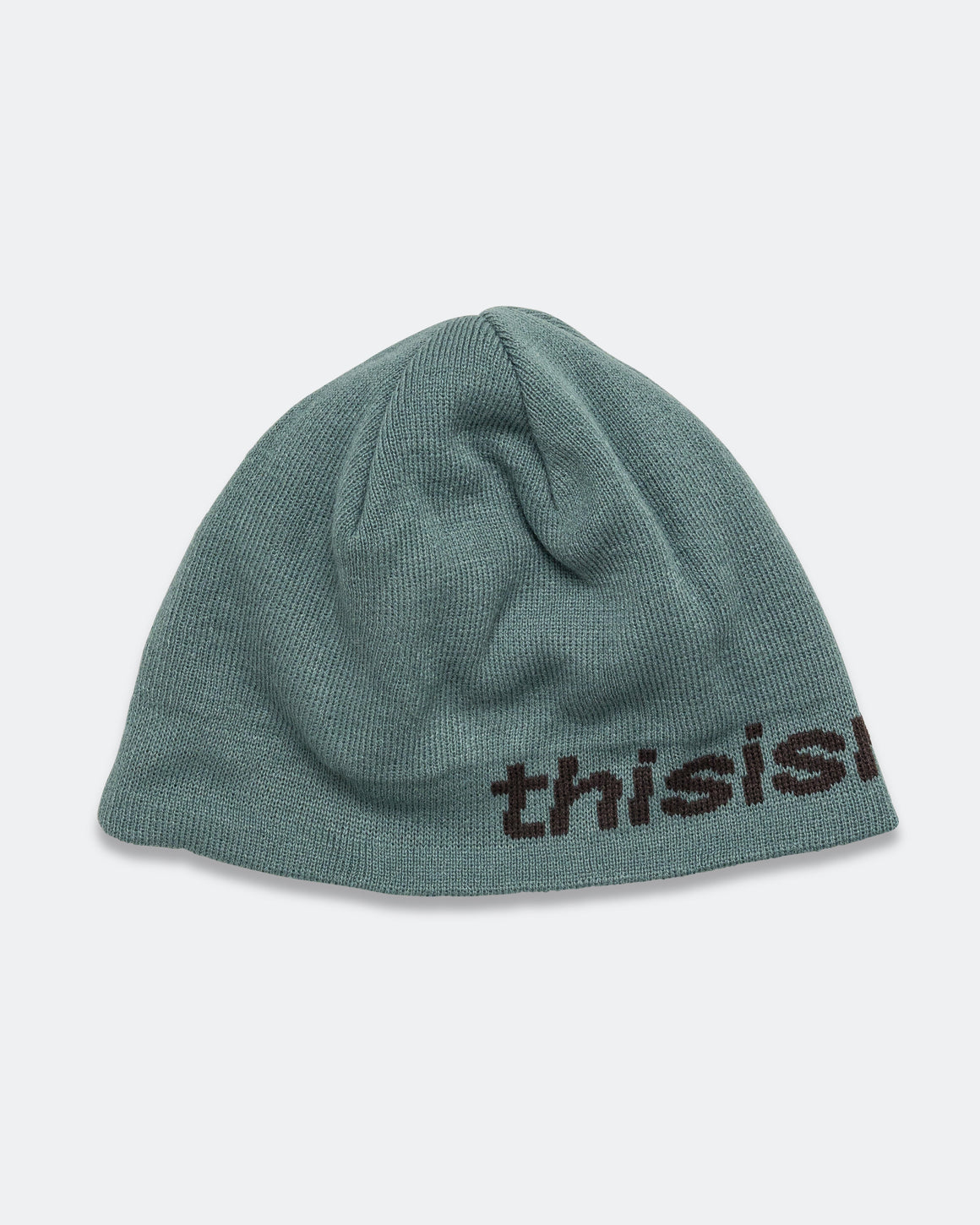 thisisneverthat - SP-Logo No Cuff Beanie - Light Green - UP THERE