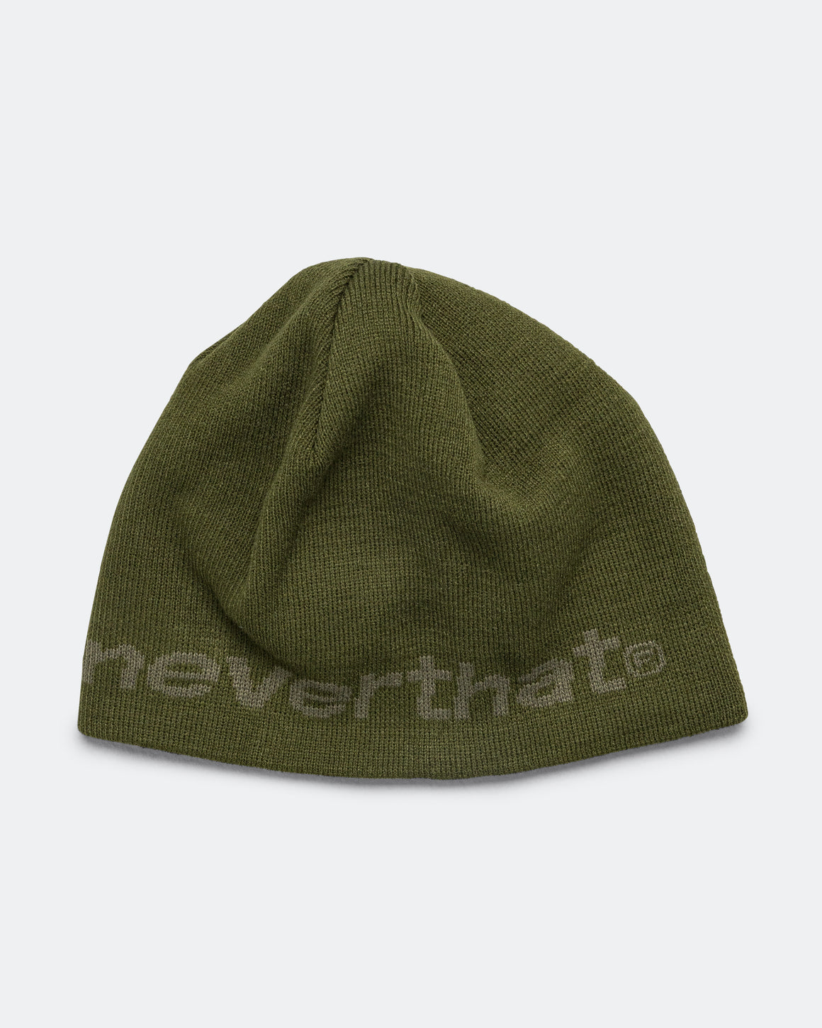 thisisneverthat - SP-Logo No Cuff Beanie - Olive - UP THERE