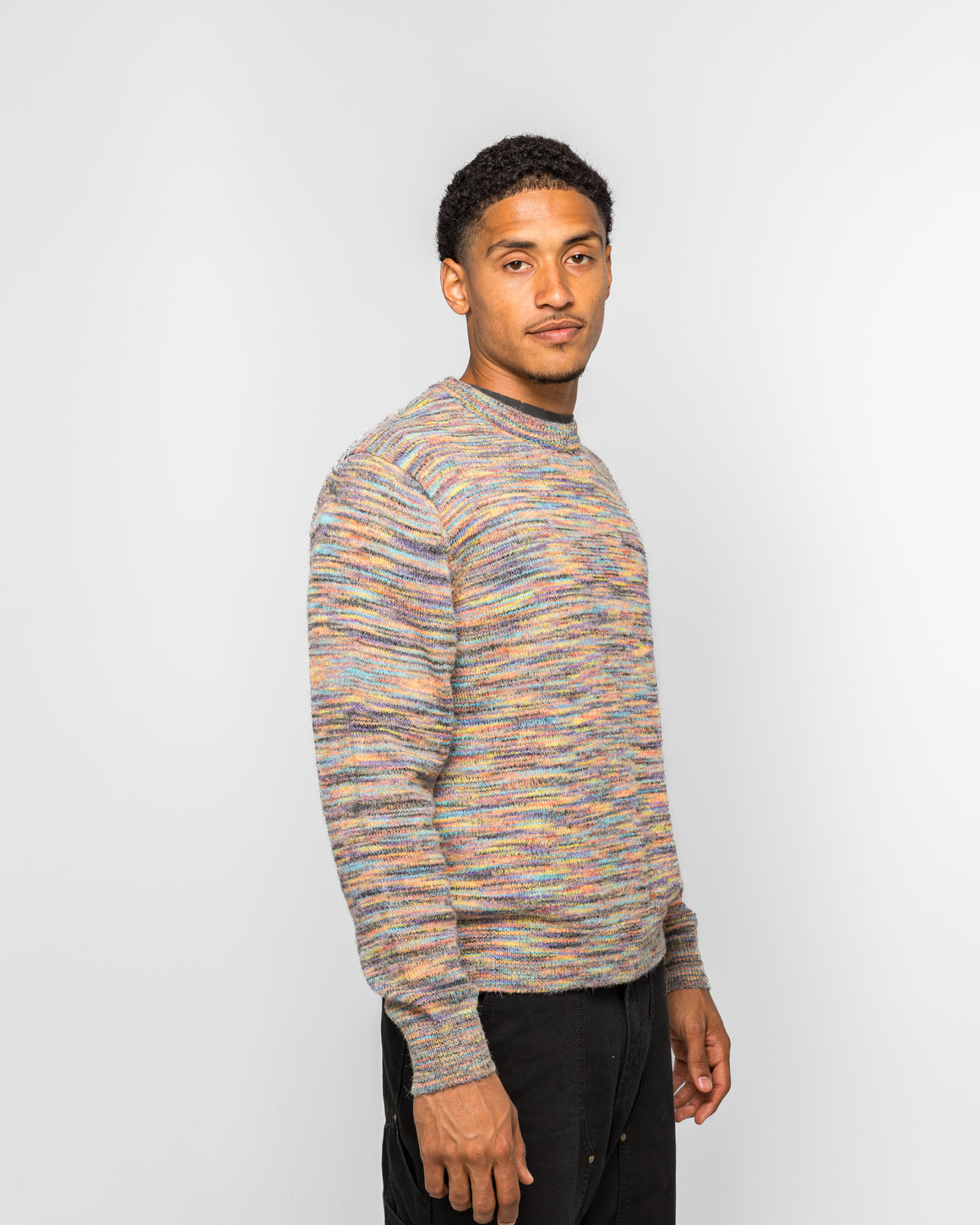 thisisneverthat - Static Knit Sweater - Rainbow - UP THERE