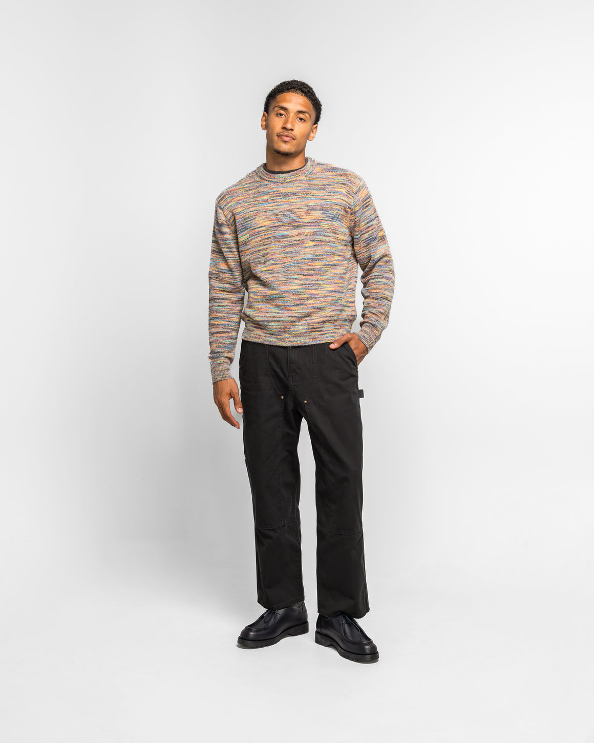 thisisneverthat - Static Knit Sweater - Rainbow - UP THERE