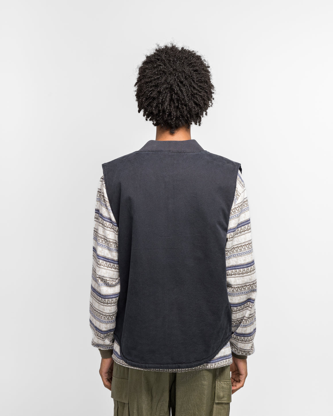 thisisneverthat - Washed Duck Vest - Navy - UP THERE