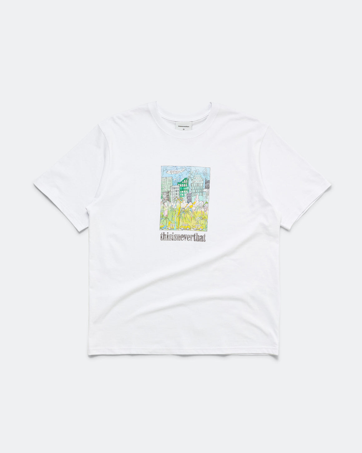thisisneverthat - City & Park Tee - White - UP THERE