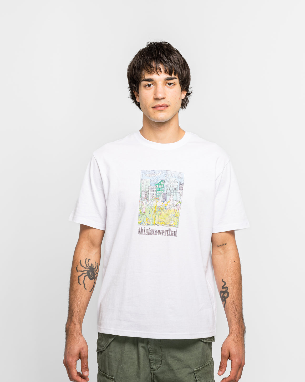 thisisneverthat - City & Park Tee - White - UP THERE