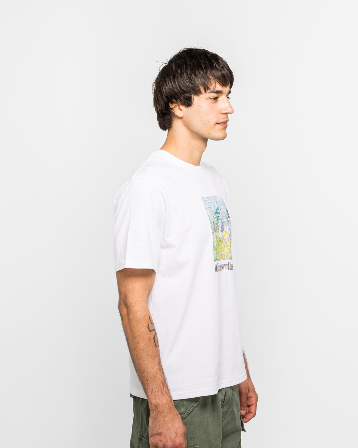 thisisneverthat - City & Park Tee - White - UP THERE