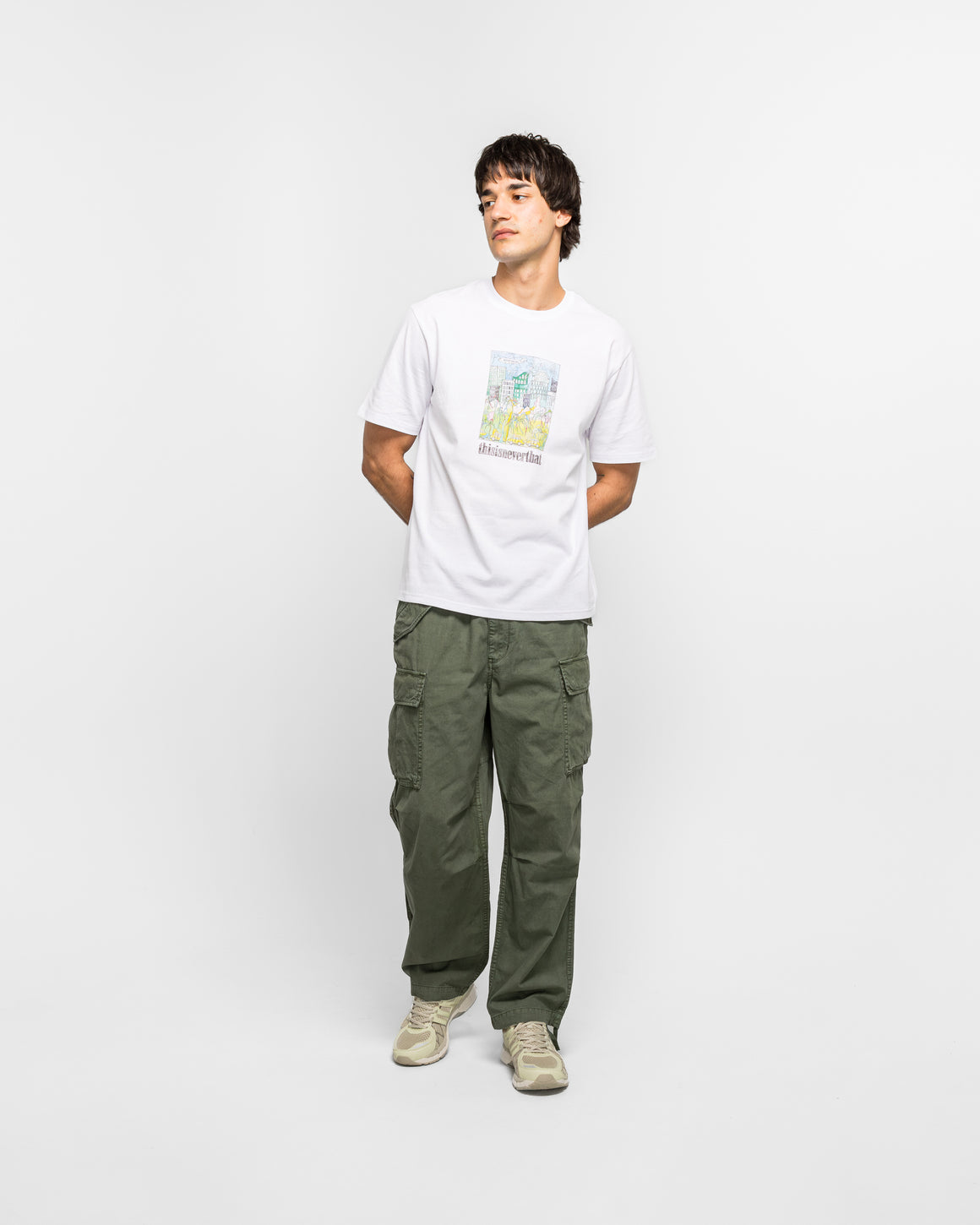 thisisneverthat - City & Park Tee - White - UP THERE