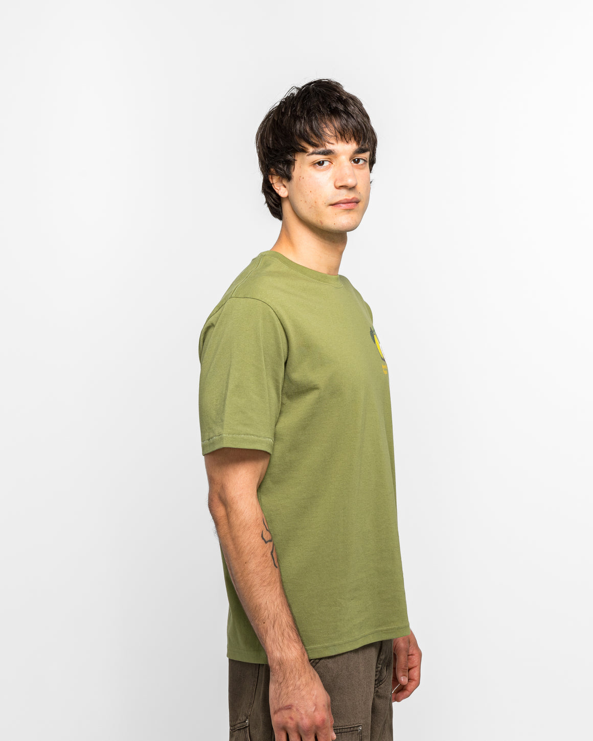 thisisneverthat - Guava Tee - Moss Green - UP THERE