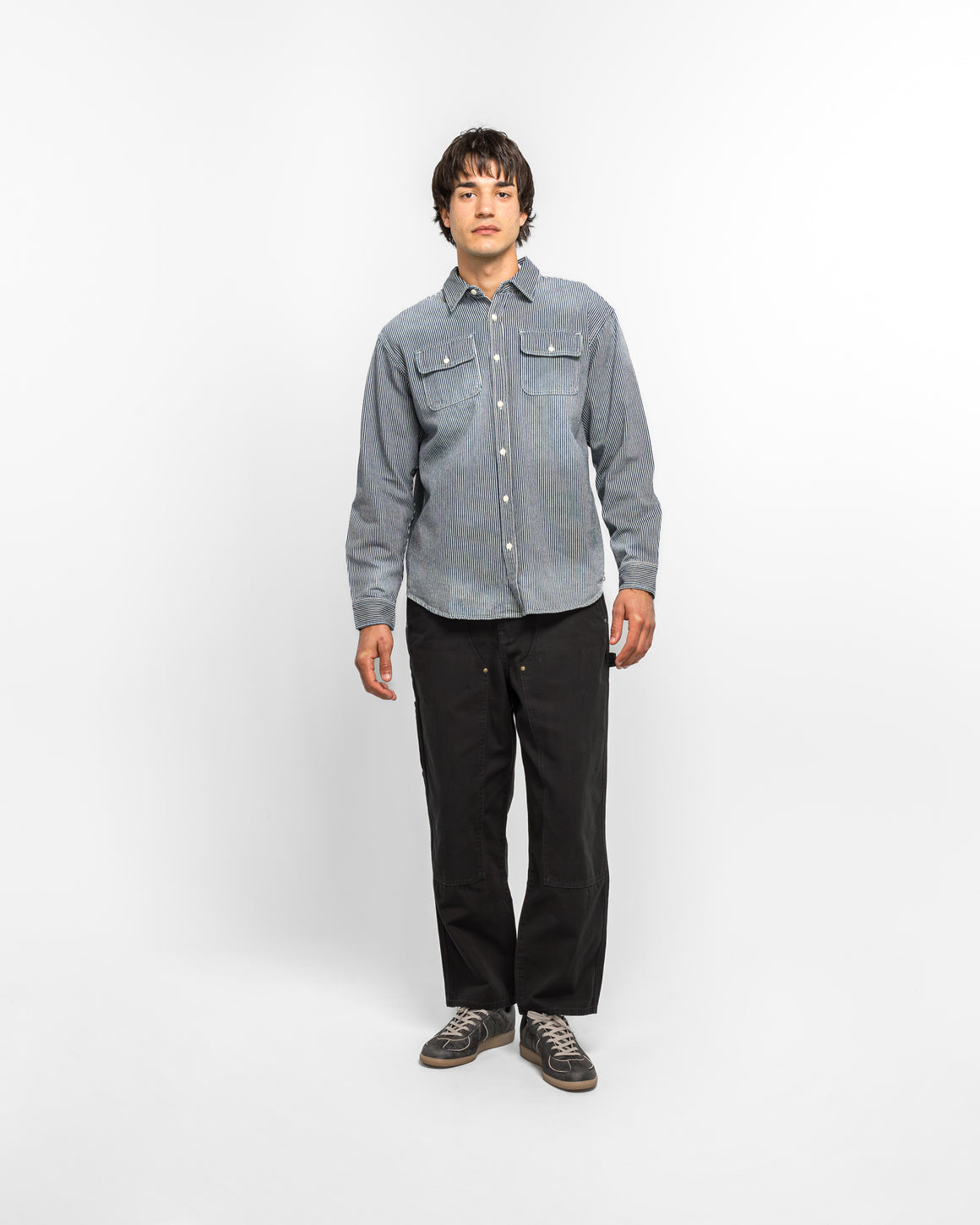 thisisneverthat - Hickory Denim Shirt - Indigo - UP THERE