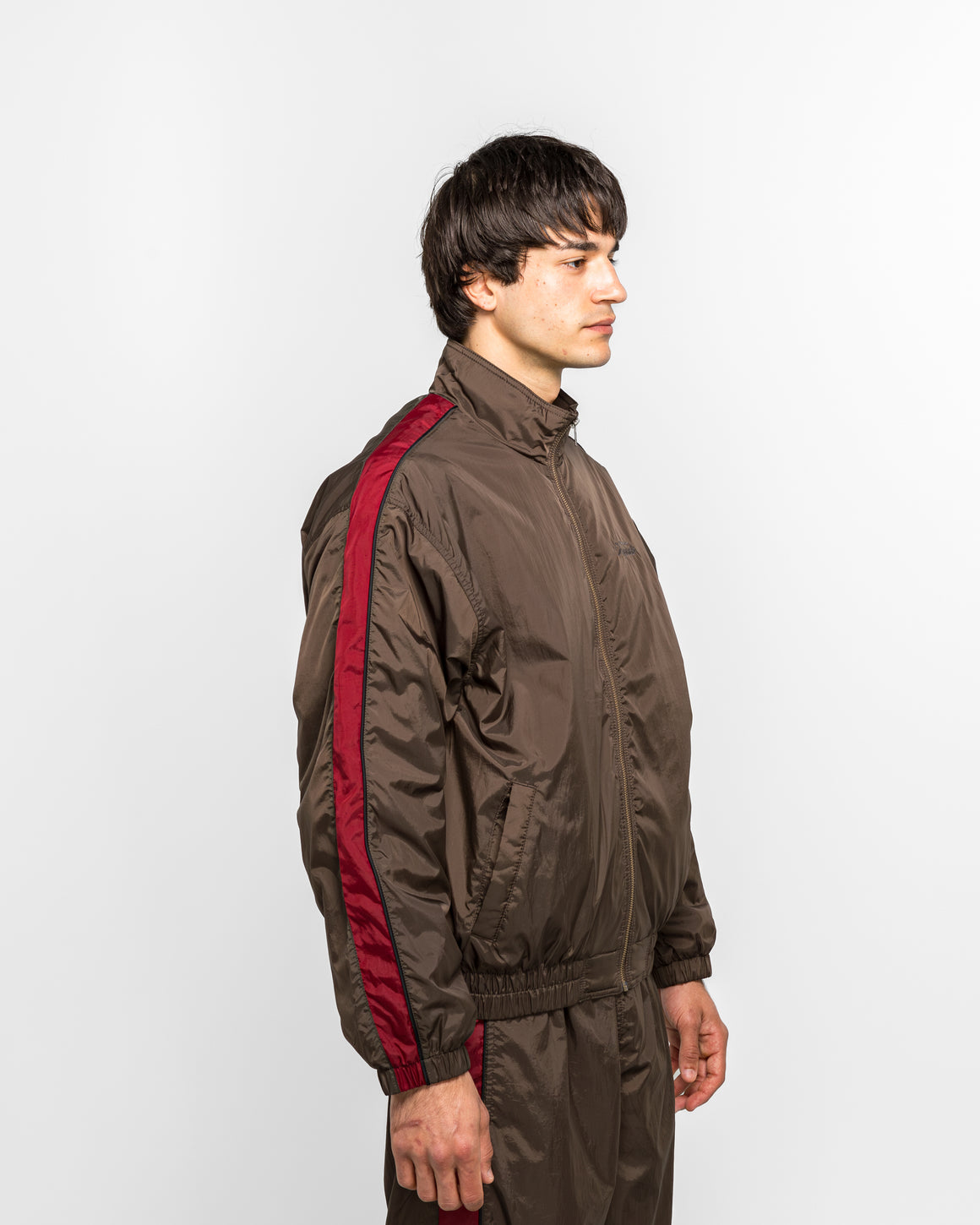 thisisneverthat - Originals Warm Up Jacket - Brown - UP THERE