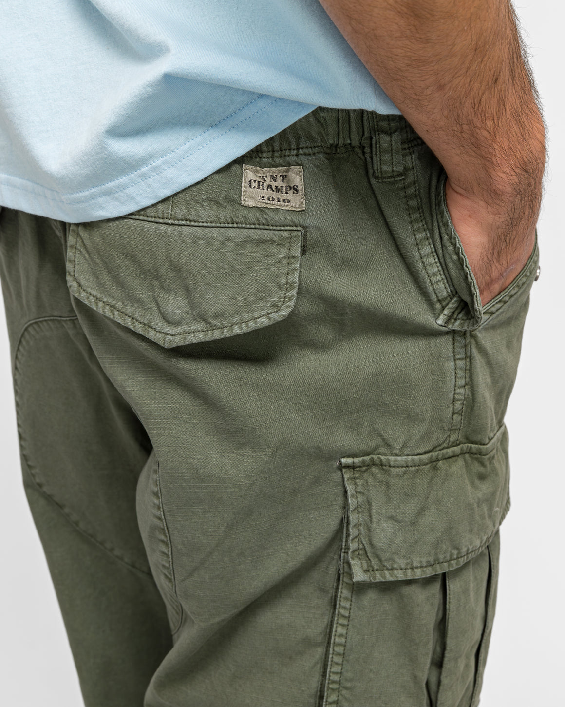 thisisneverthat - Overdyed Cargo Pant - Olive Green - UP THERE