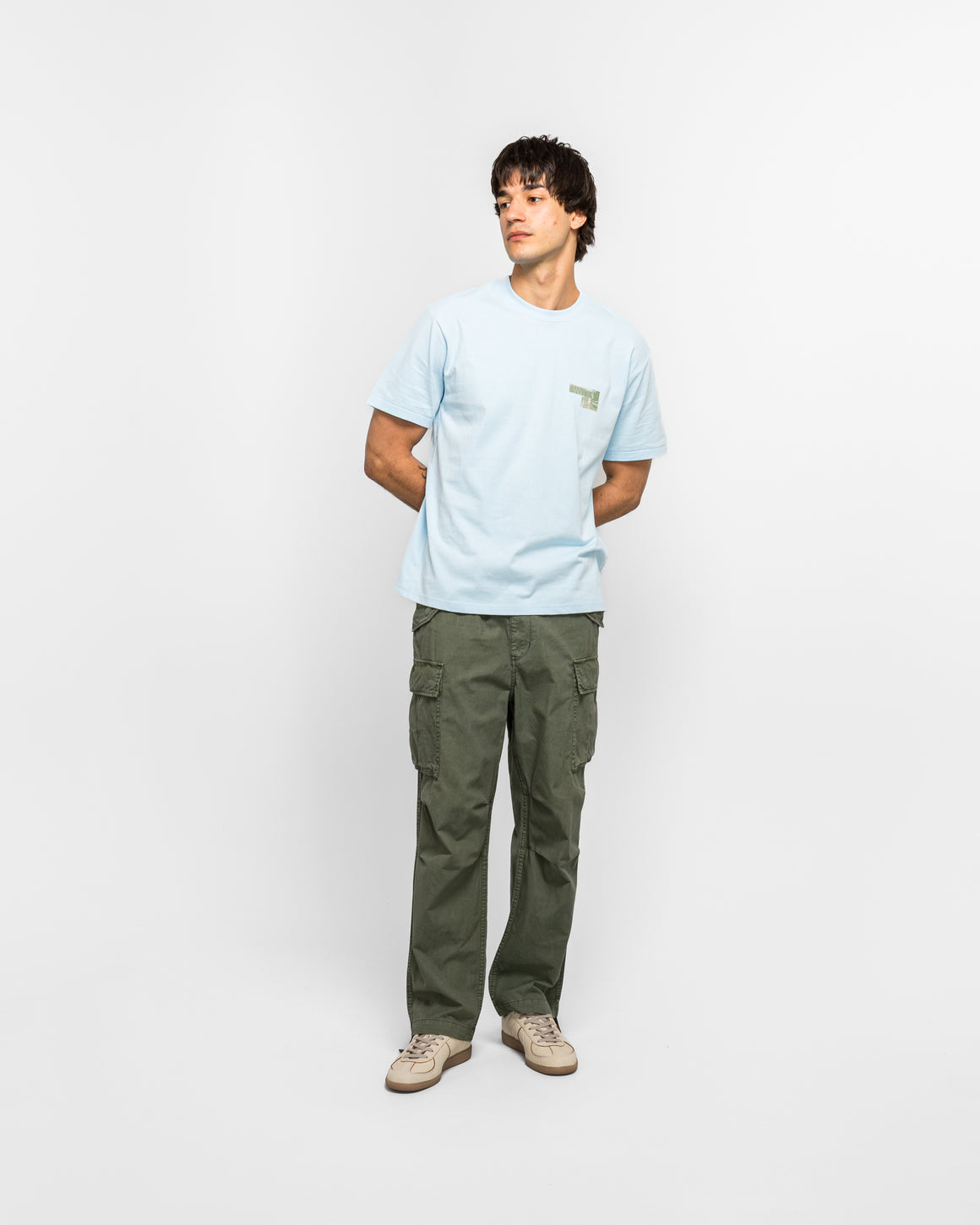 thisisneverthat - Overdyed Cargo Pant - Olive Green - UP THERE