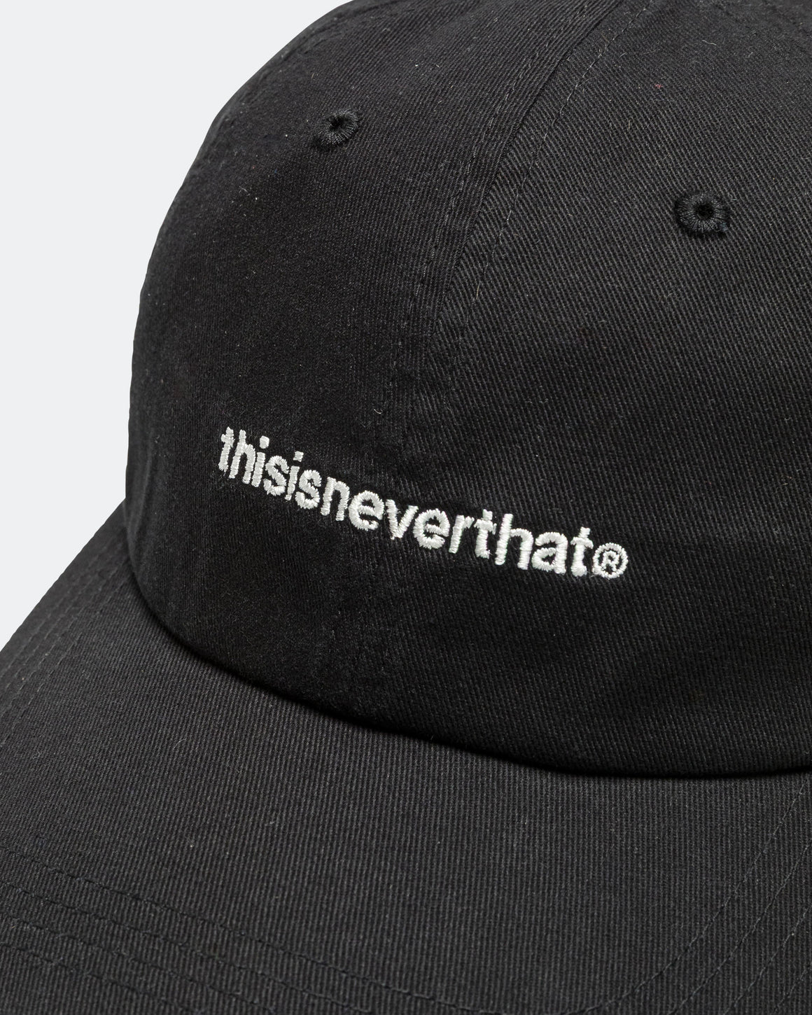 thisisneverthat - T-Logo Cap - Black - UP THERE