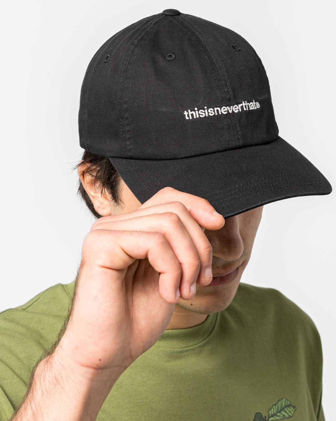 thisisneverthat - T-Logo Cap - Black - UP THERE