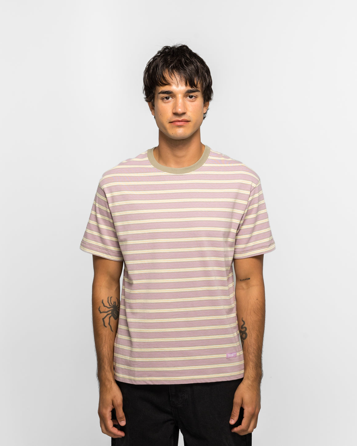 thisisneverthat - Striped Tee - Pink - UP THERE