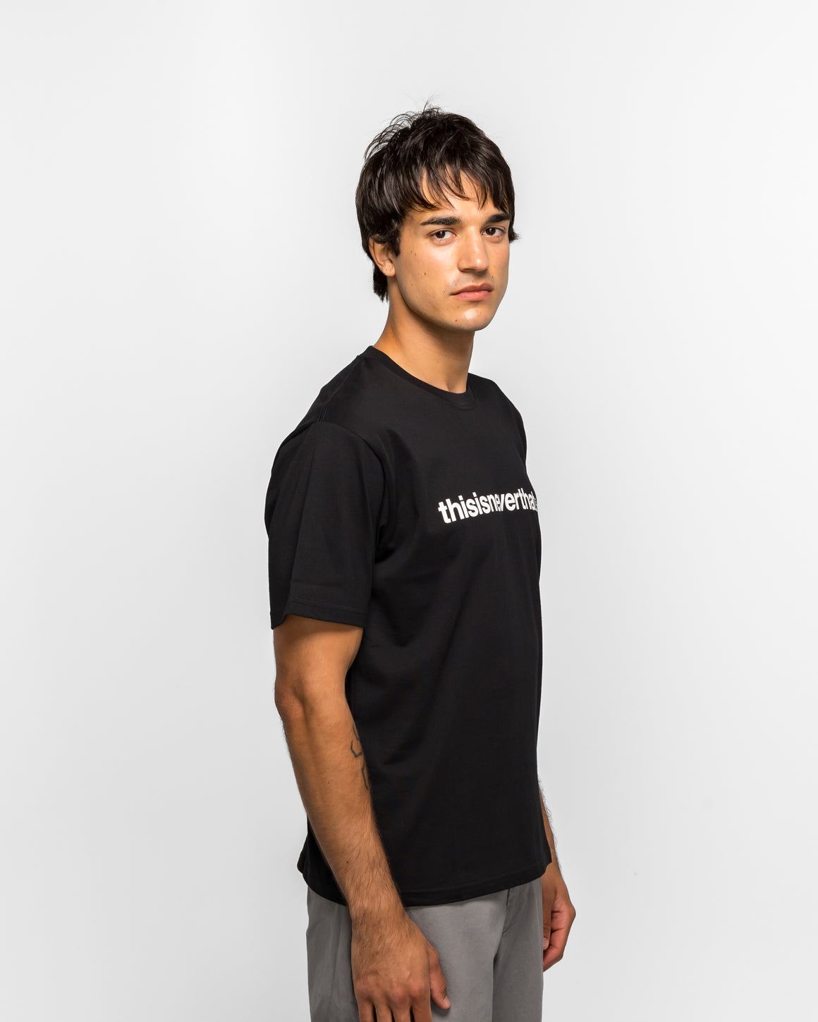 thisisneverthat - T-Logo Tee - Black - UP THERE