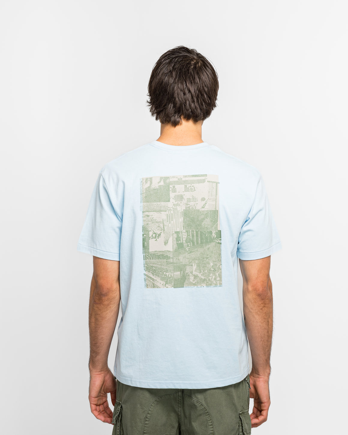 thisisneverthat - TSNVT Collage Tee - Soft Blue - UP THERE