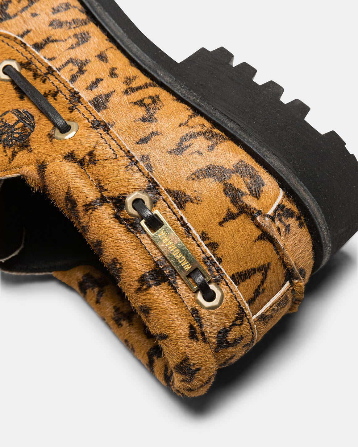 Timberland - Authentic Boat Shoe - Brown/Black Hair On | UP THERE
