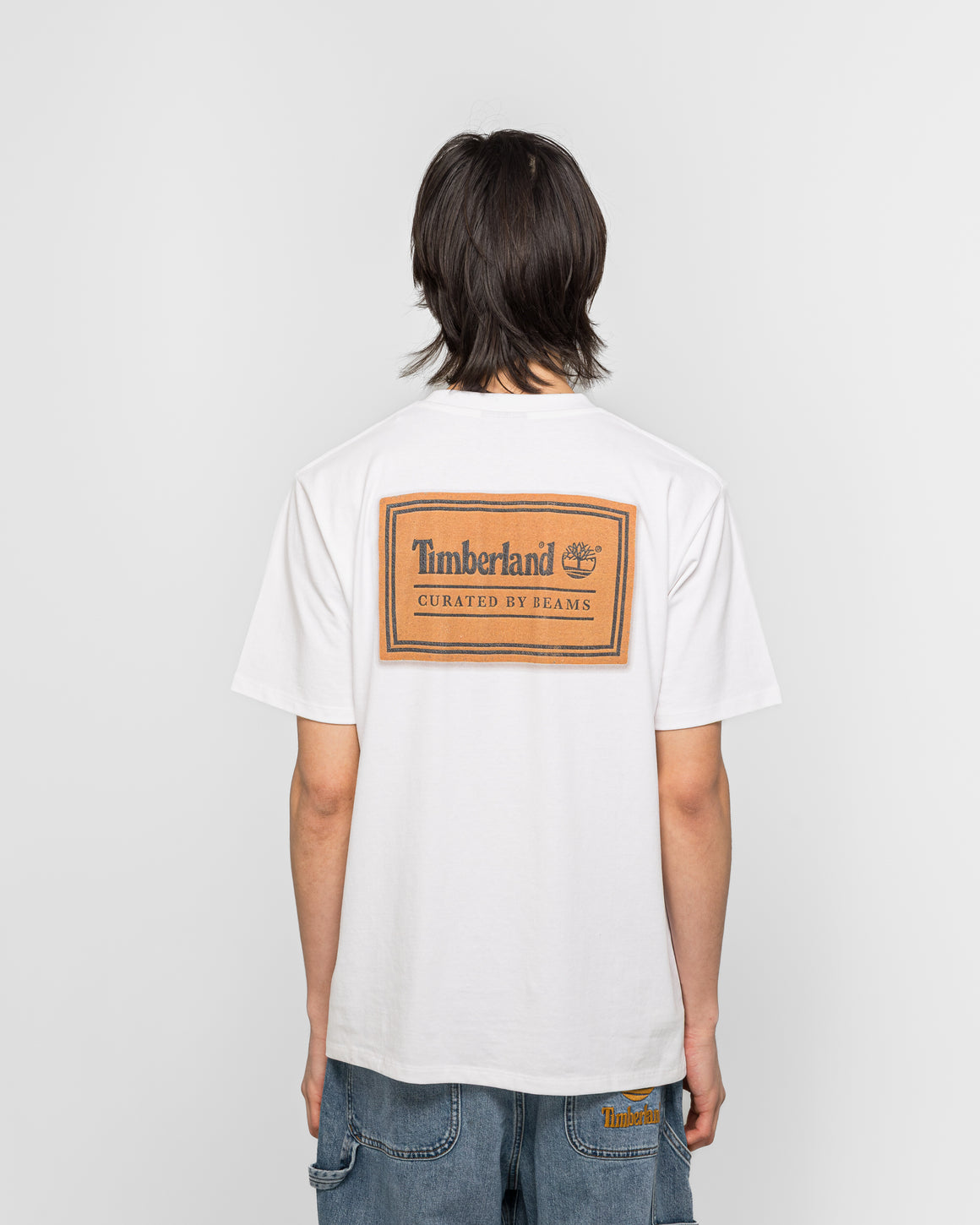 Timberland - Cotton Print T-Shirt x BEAMS - White - UP THERE