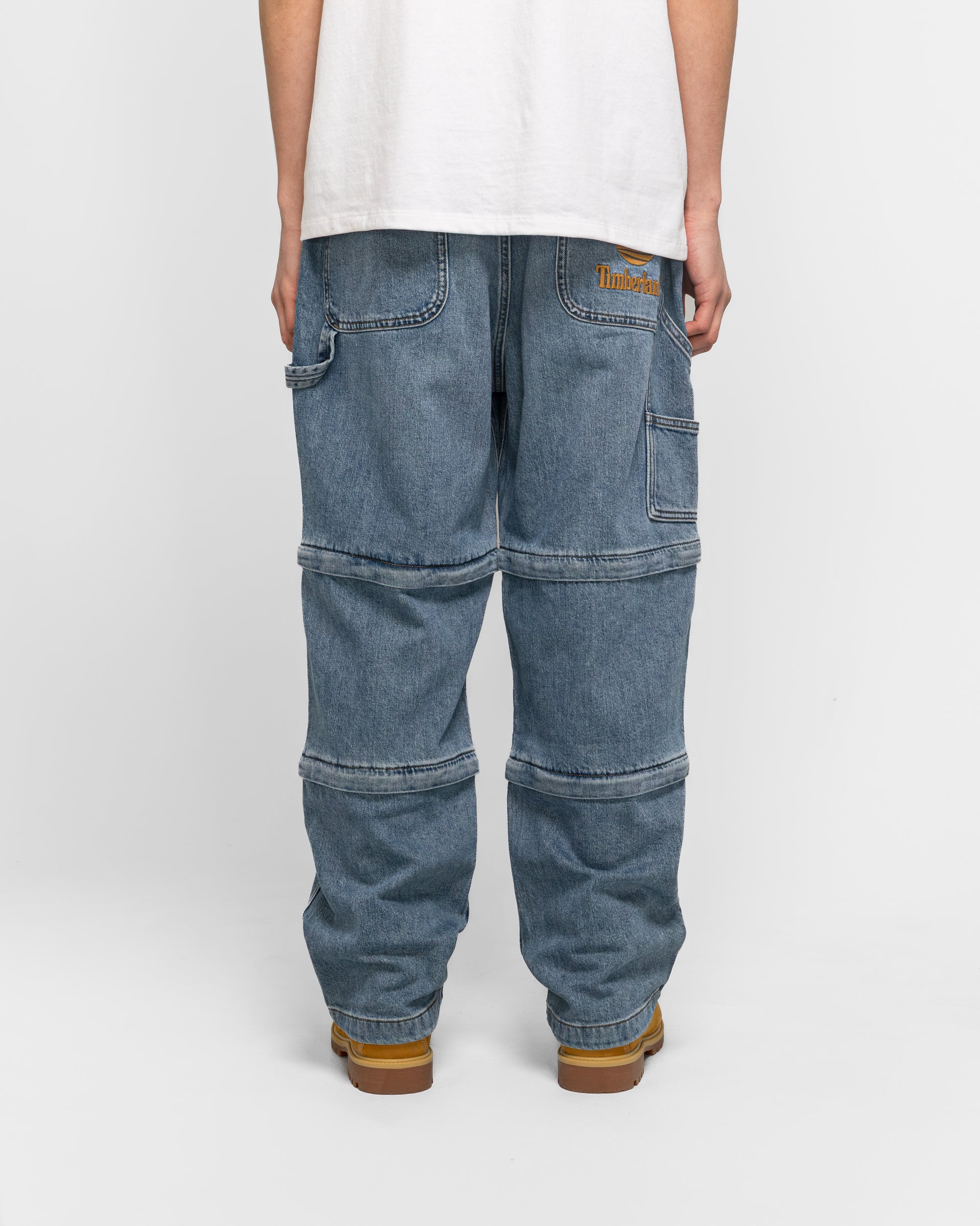 Timberland - Denim Carpenter Zip-Off Pant x BEAMS - Light Wash