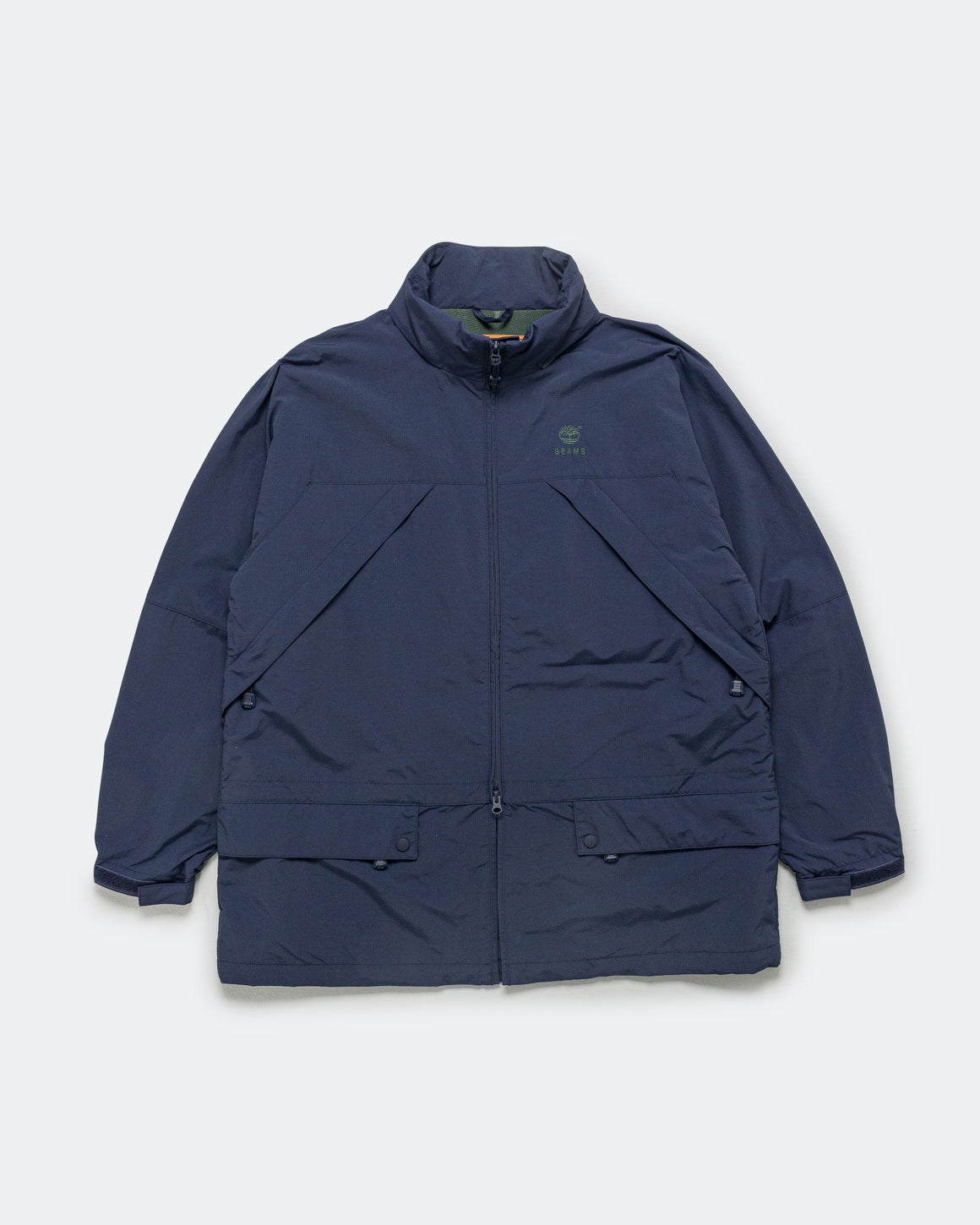Timberland - Nylon Zip Up Convertible Jacket x BEAMS - Navy - UP THERE
