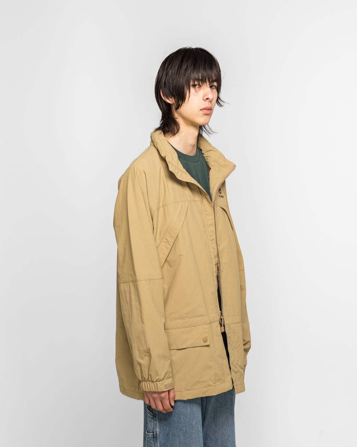 Timberland - Nylon Zip Up Convertible Jacket x BEAMS - Wheat - UP THERE