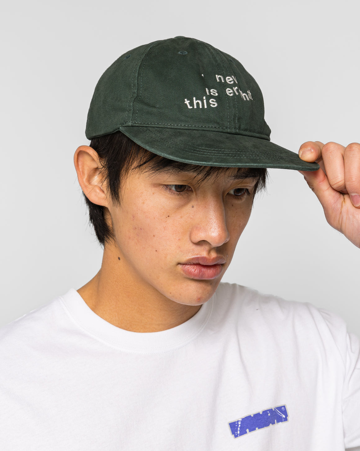 thisisneverthat - Broken Logo Cap - Green - UP THERE