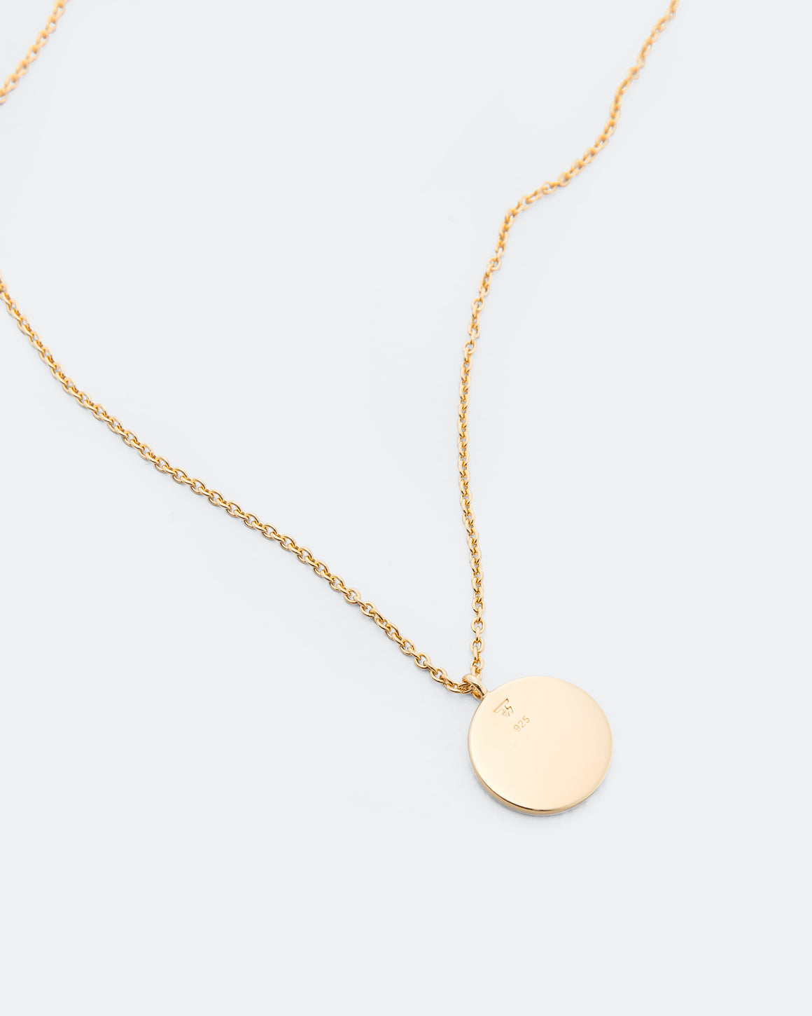 Tom Wood - Coin Pendant - 18K Gold/925 Silver - UP THERE