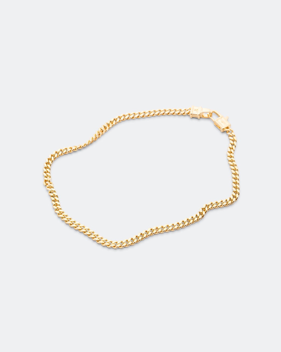 Tom Wood - Curb Bracelet M - 18K Gold/925 Silver - UP THERE