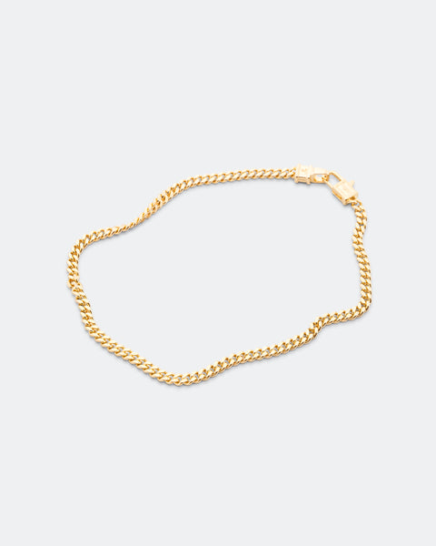 Curb Bracelet M - 18K Gold/925 Silver Gold | UP THERE