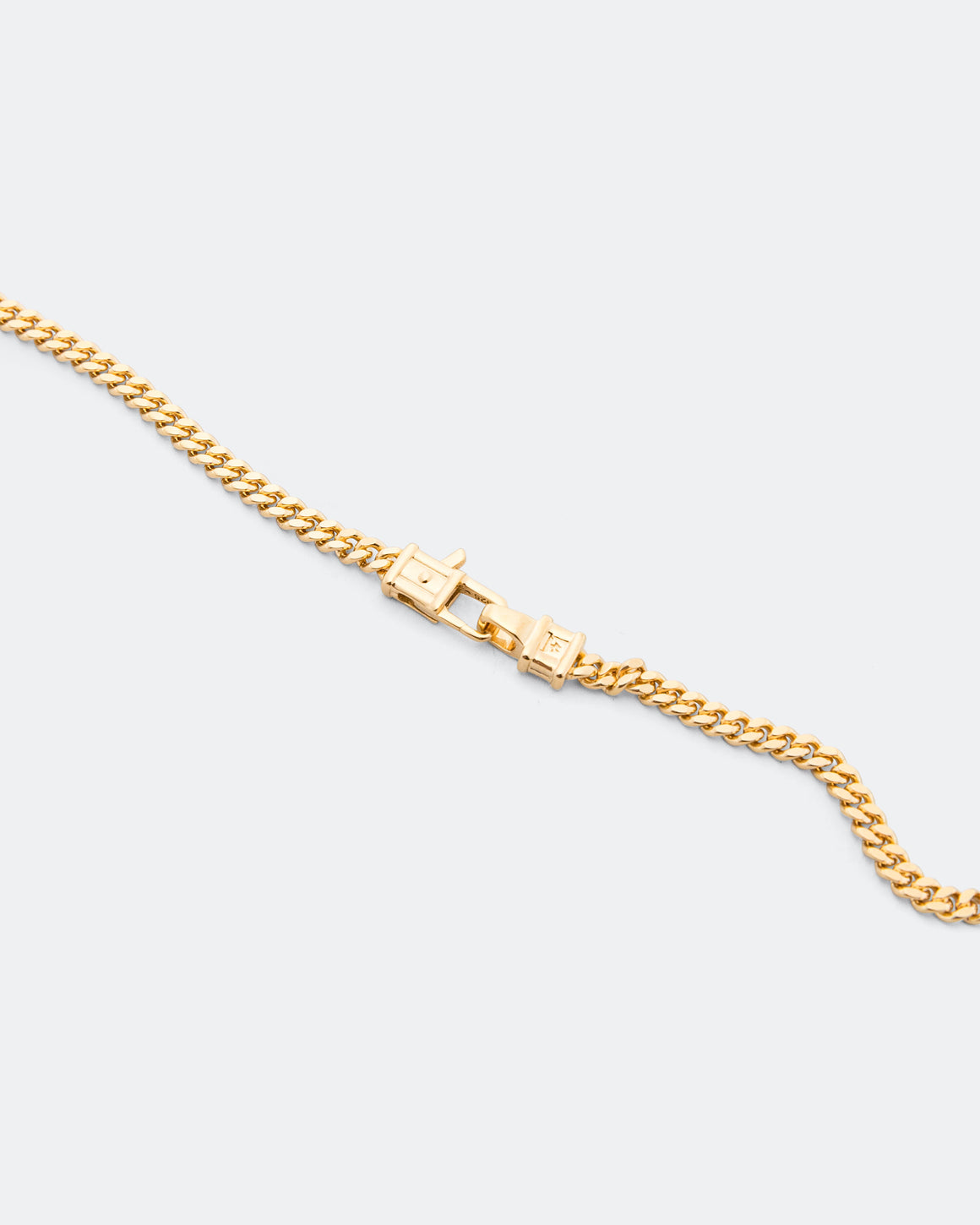 Tom Wood - Curb Bracelet M - 18K Gold/925 Silver - UP THERE