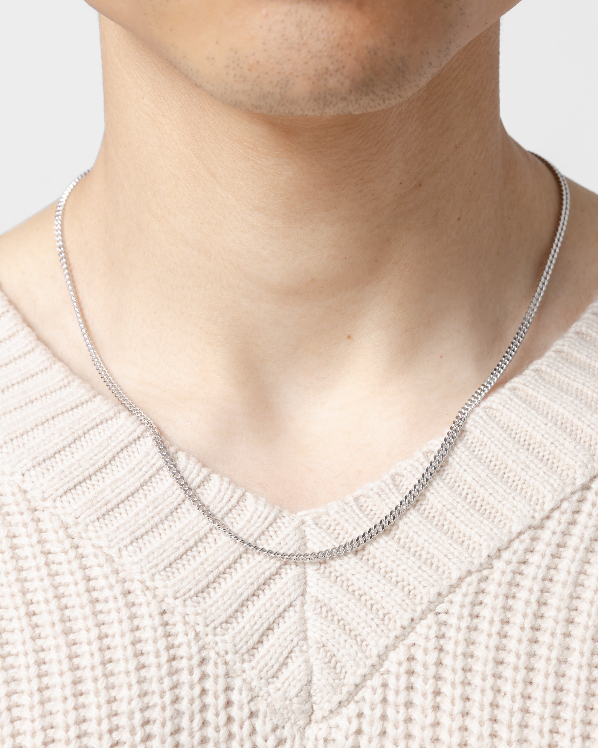 Tom Wood Curb Chain M - 925 Silver | UP THERE