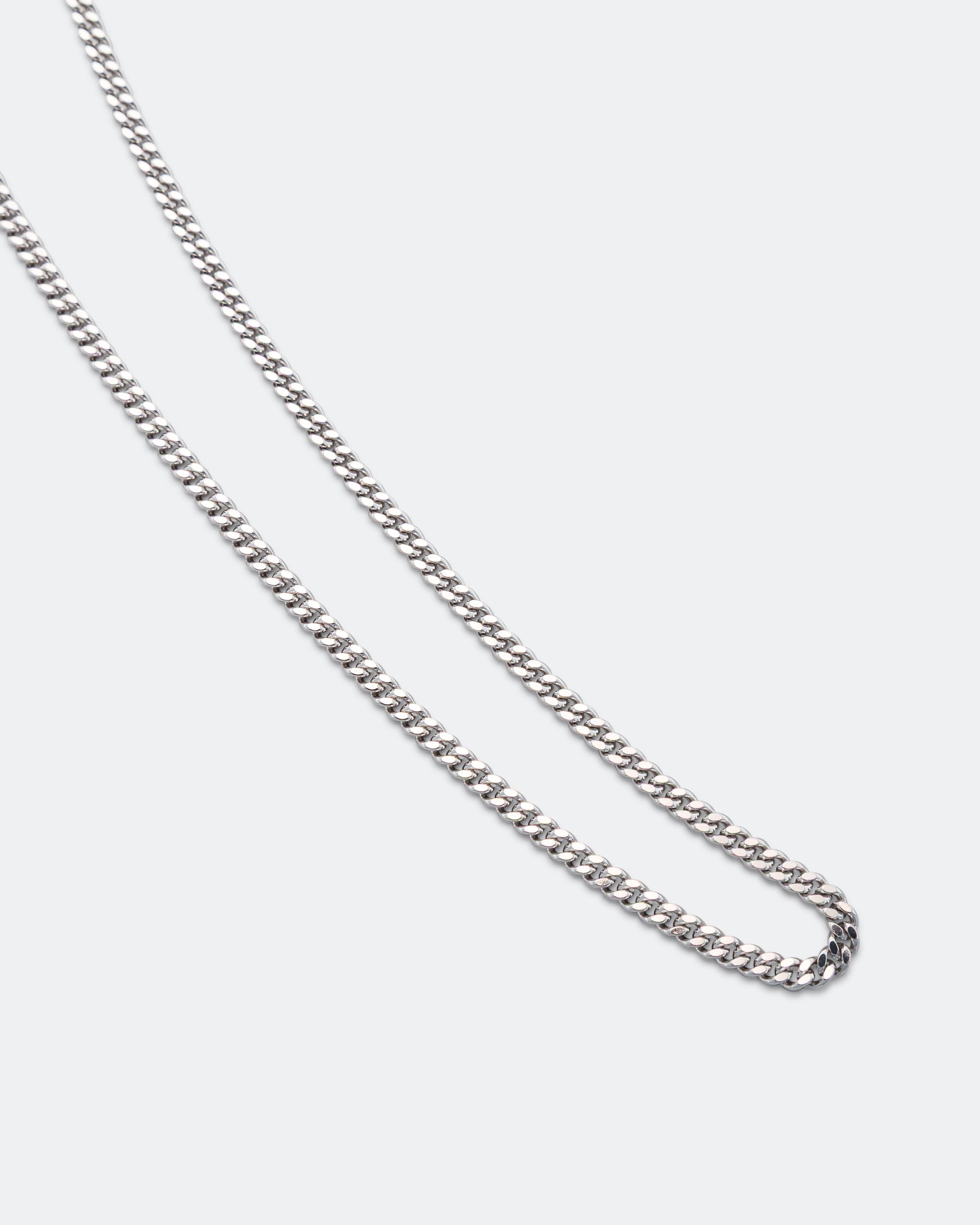 Tom Wood Curb Chain M - 925 Silver | UP THERE