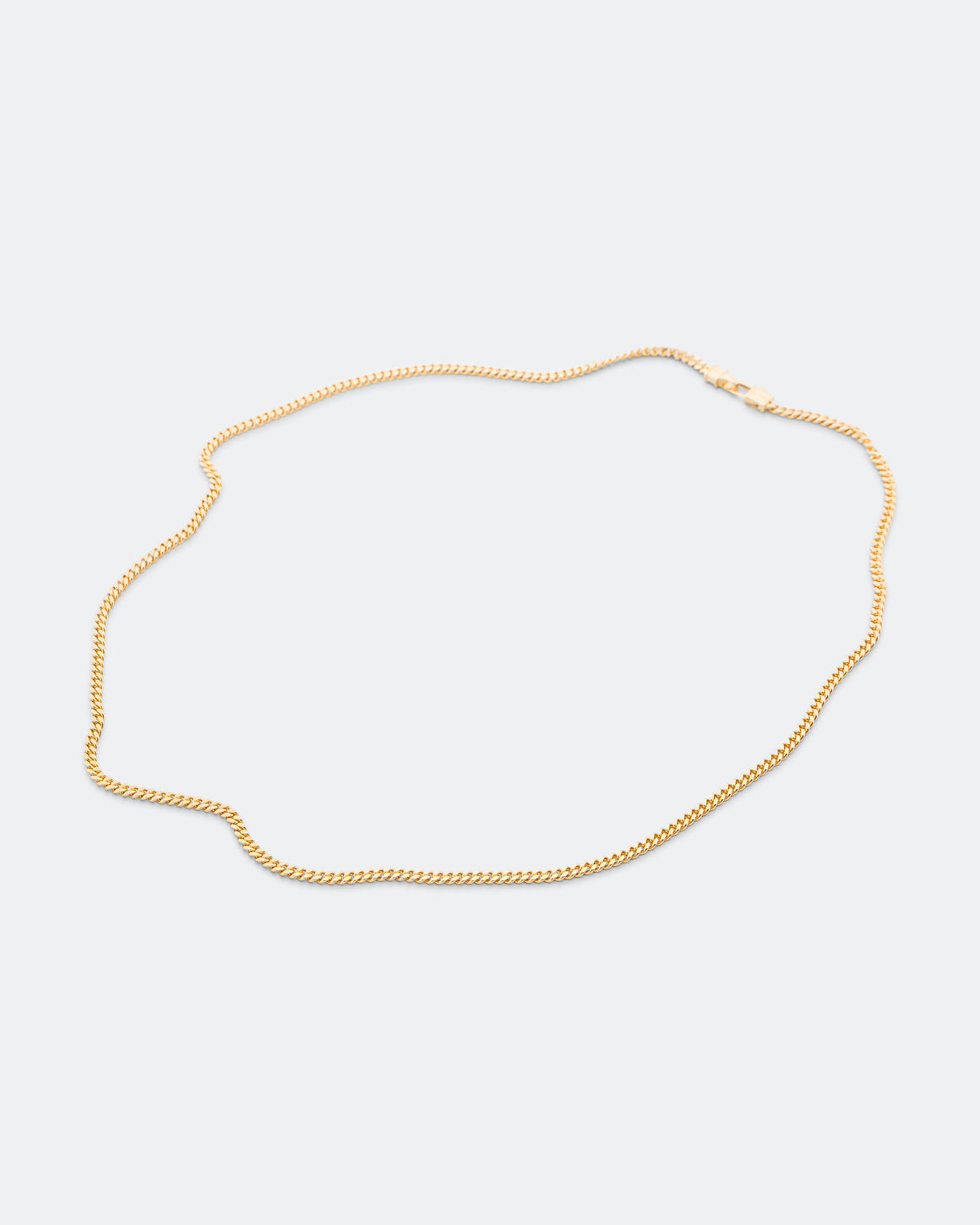 Tom Wood - Curb Chain M - 18K Gold/925 Silver - UP THERE