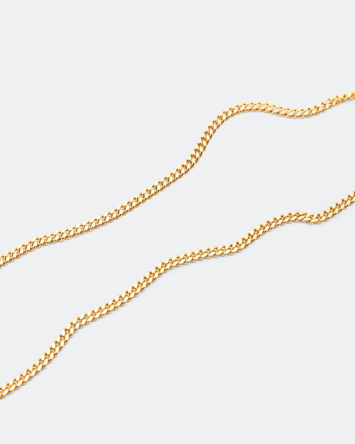 Tom Wood - Curb Chain M - 18K Gold/925 Silver - UP THERE