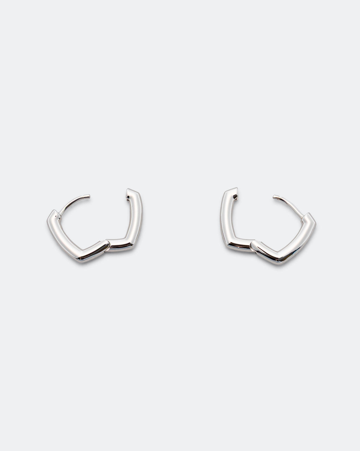 Tom Wood - Frame Hoops Small - 925 Silver - UP THERE