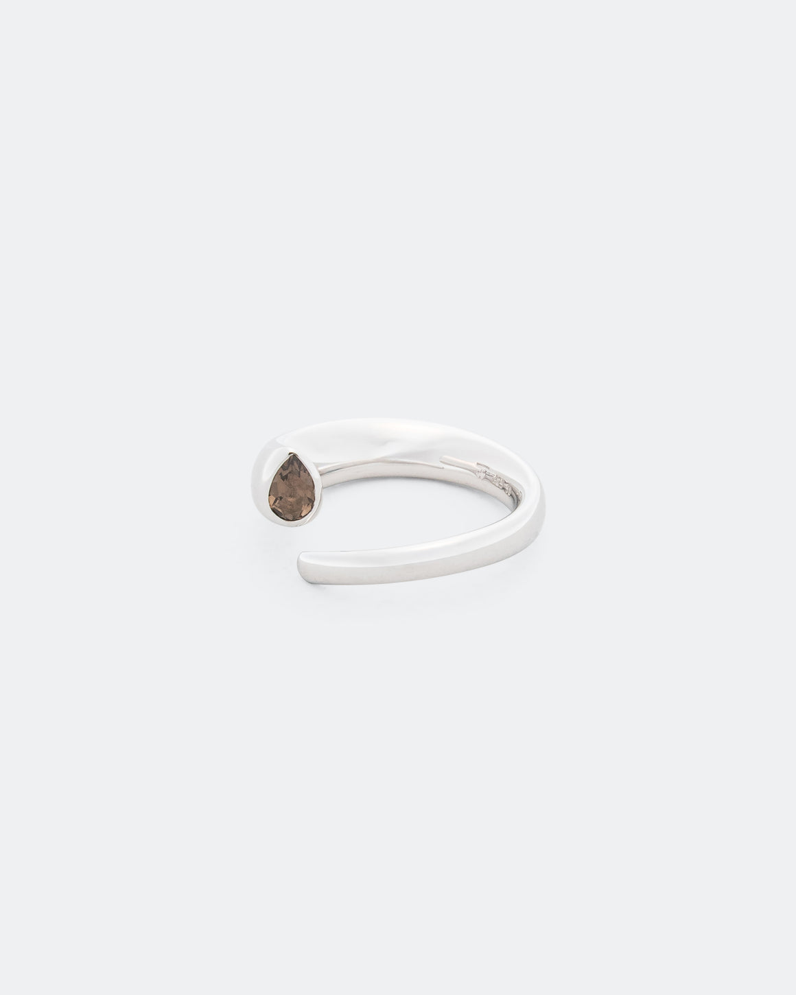 Tom Wood - Goat Ring Smoky Quartz - 925 Sterling Silver - UP THERE