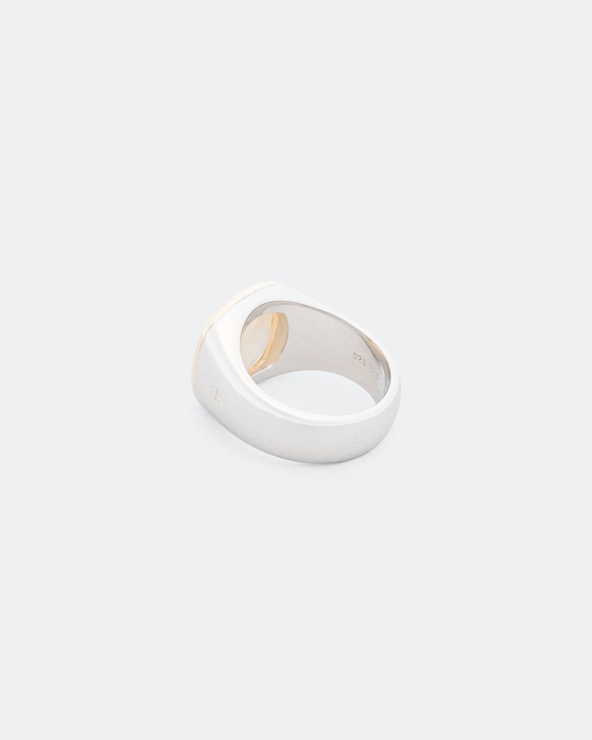 Tom Wood - May Ring White MOP - 925 Sterling Silver/9K Solid Gold - UP THERE