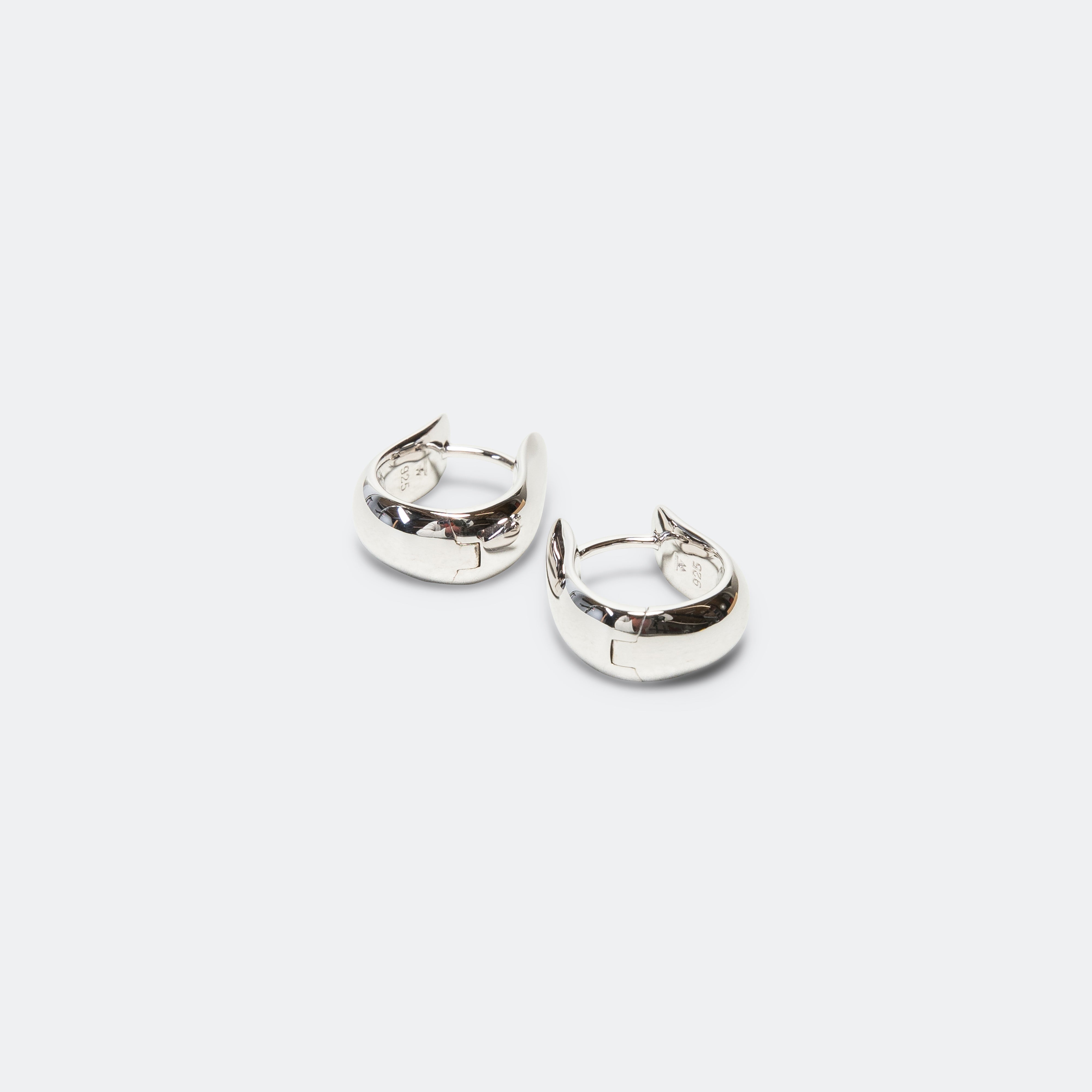 アクセサリー tomwood Oyster Hoops Small Silver Tom Wood Oyster Hoops Small - 925 Silver | UP THERE