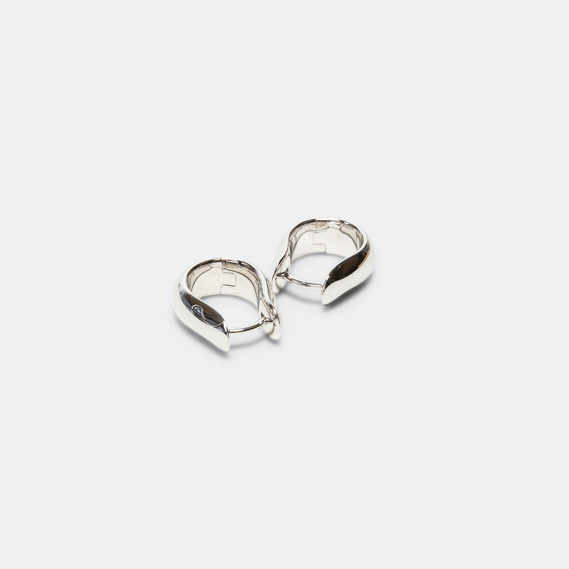 Oyster Hoops Small - 925 Silver