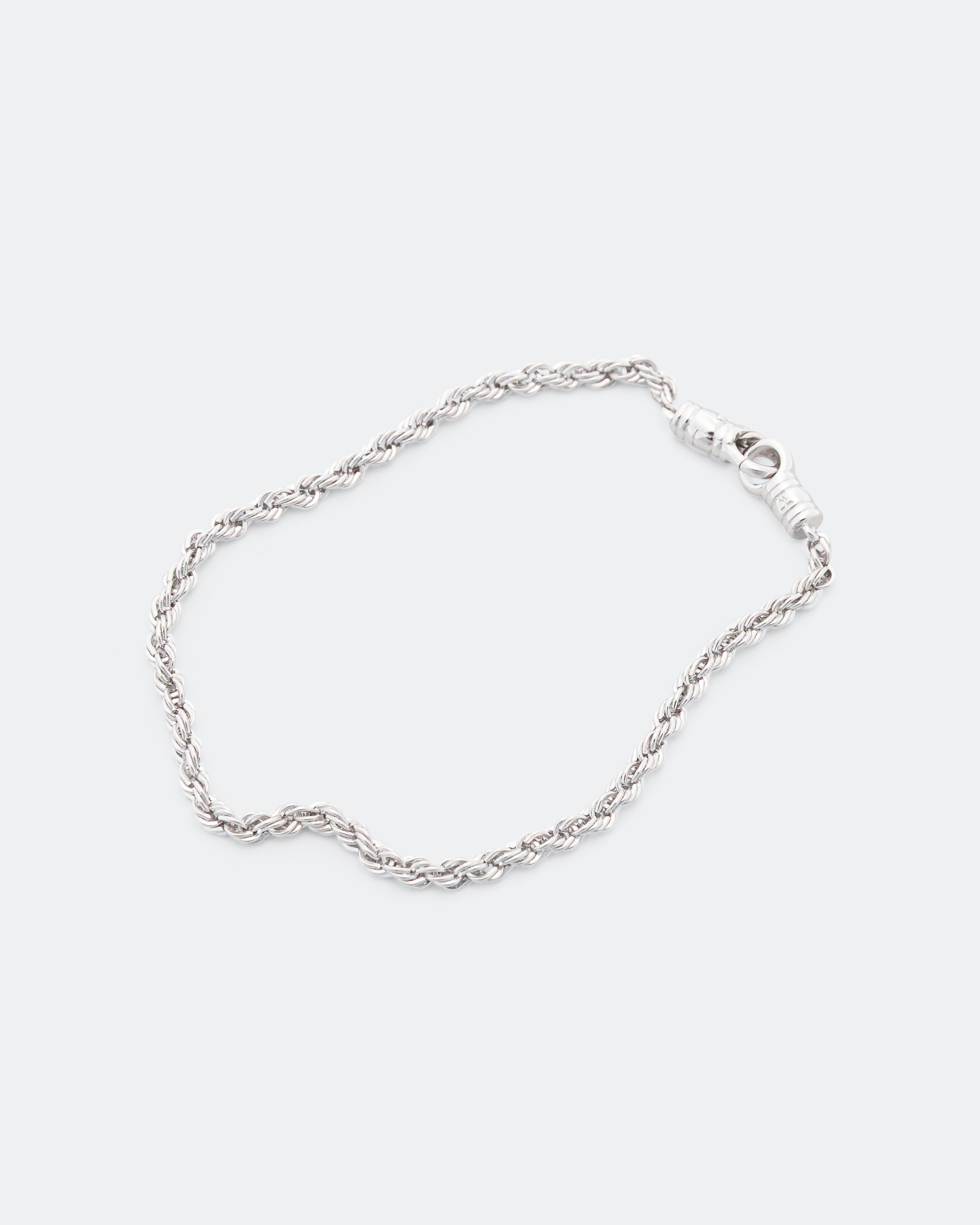 Tom Wood - Rope Bracelet - 925 Silver | UP THERE