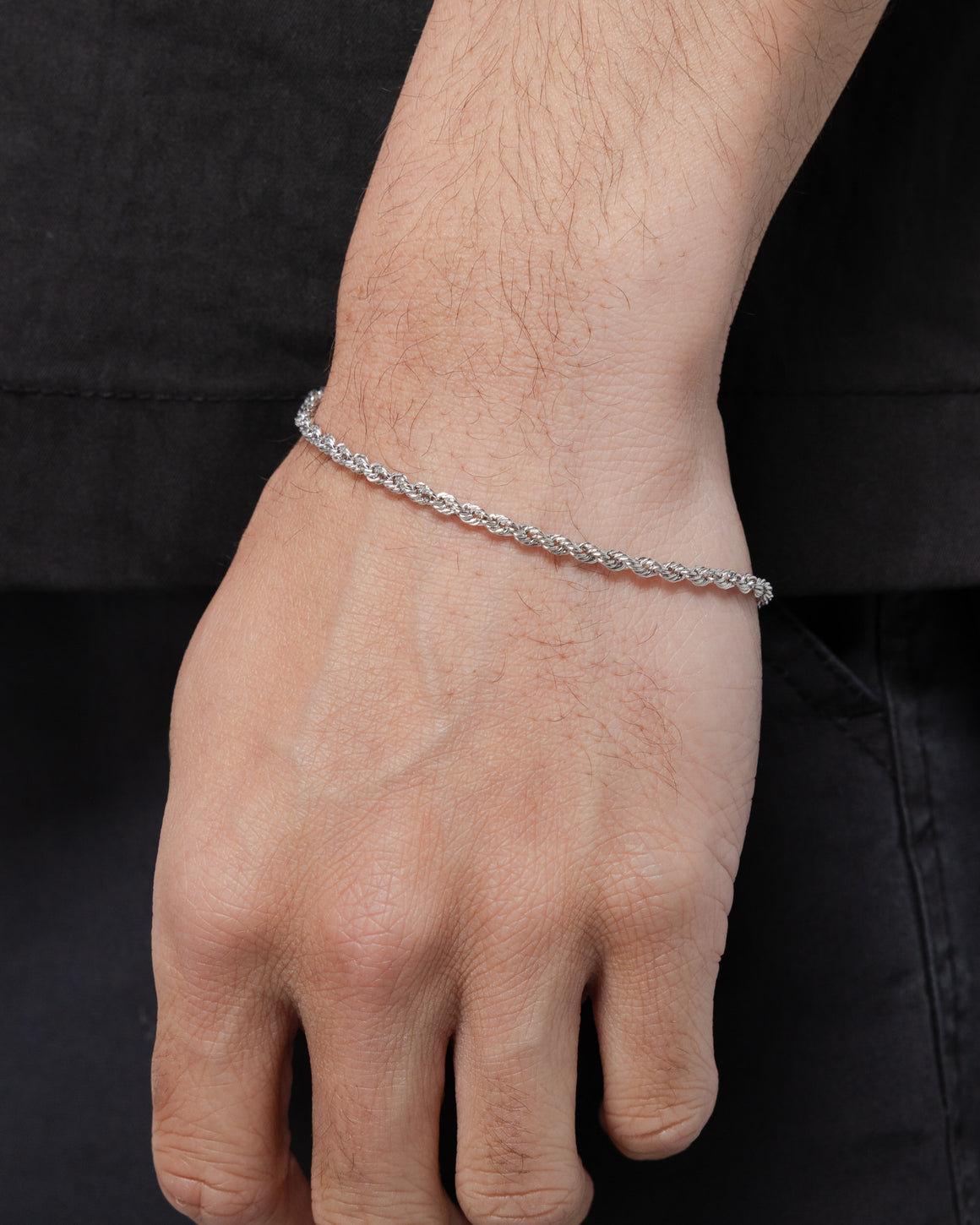 Tom Wood - Rope Bracelet - 925 Silver - UP THERE