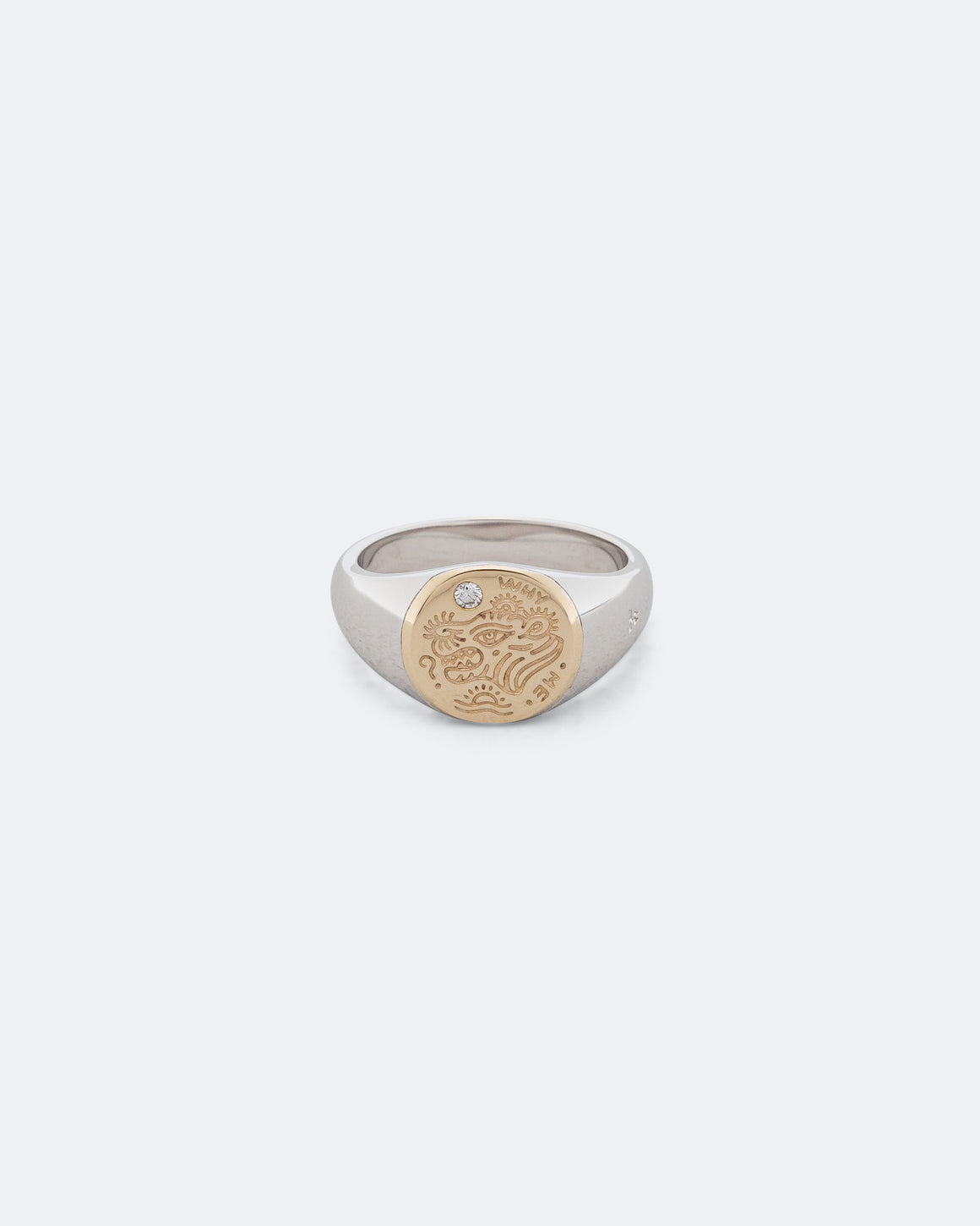 Tom Wood - Why Me Ring - 9K Gold/925 Sterling Silver - UP THERE