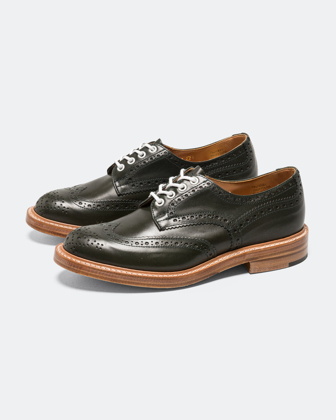 Junya Watanabe MAN - Trickers Shoes Calf Derby Brogues x Junya Watanabe Man - Green - UP THERE